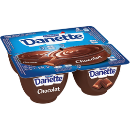 danette chocolatte 4 x 125g
