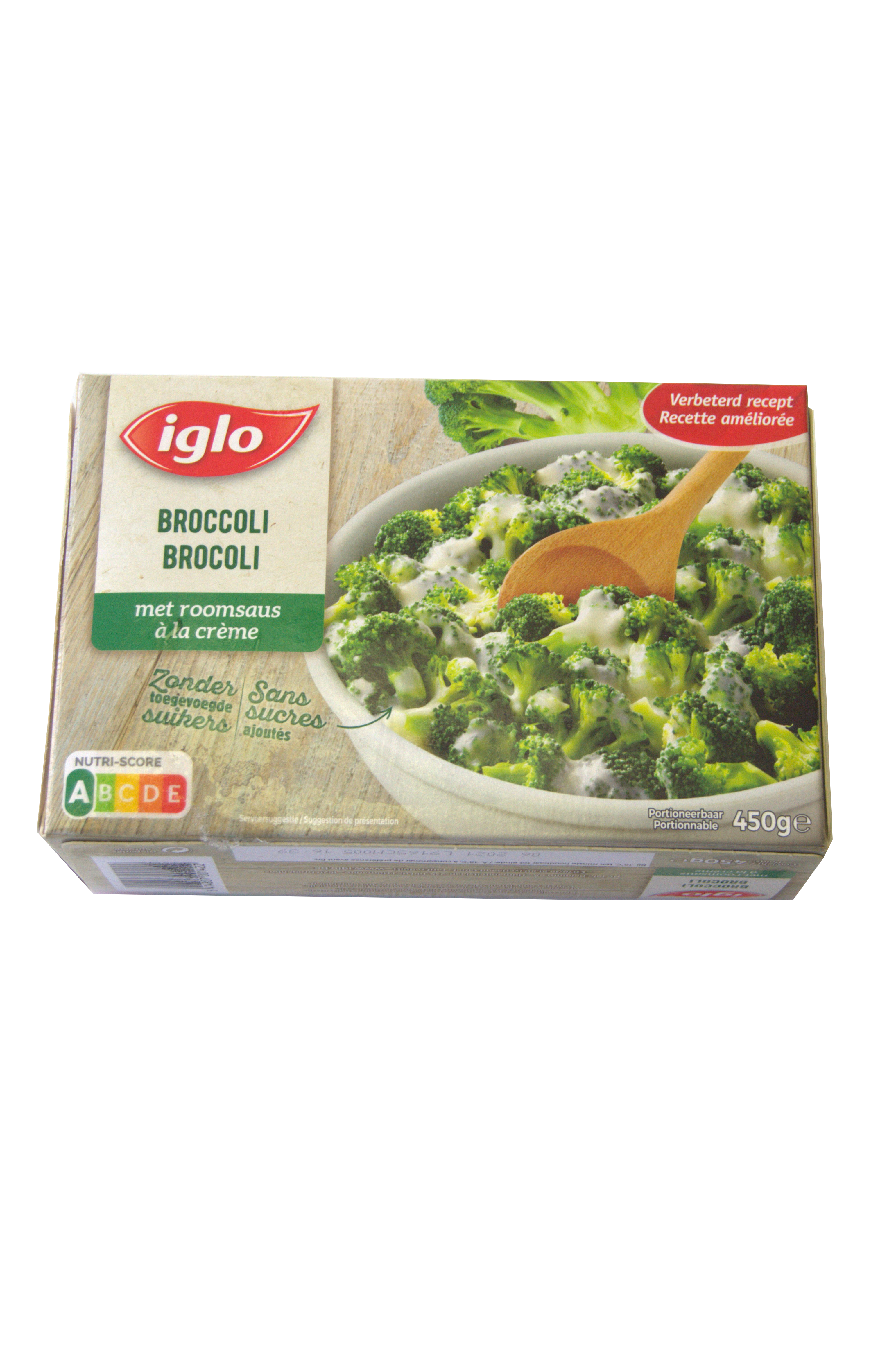 iglo broccoli met roomsaus 450
